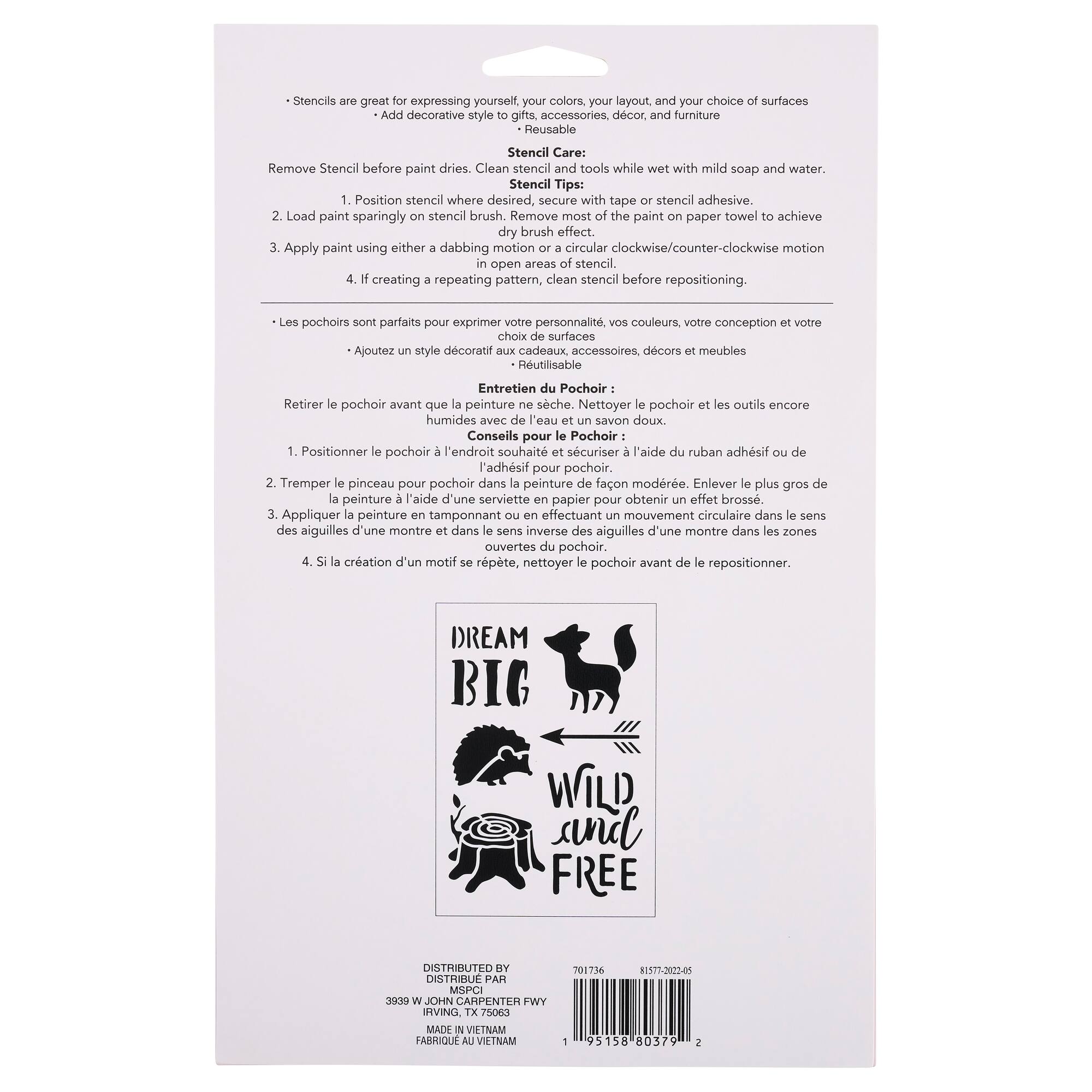 Woodland Stencils, 7" x 10" by Craft Smart®